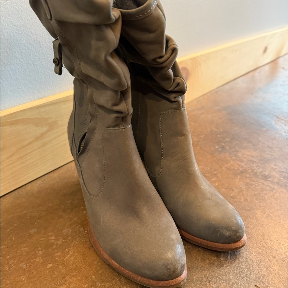 UGG Australia DAYTON Women's Boots Heel SlouchShoes 1010192 NIB GRAY Size 8